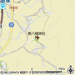 東八幡神社周辺の地図