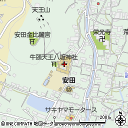 小豆島町立安田小学校周辺の地図