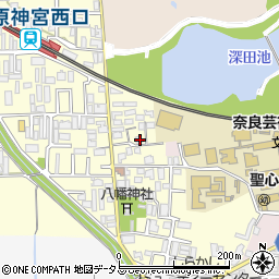 奈良県橿原市西池尻町300周辺の地図