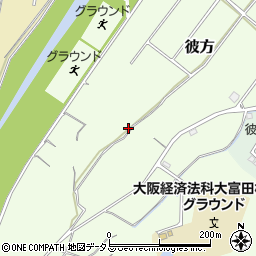 大阪府富田林市彼方813周辺の地図