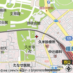 奈良県橿原市久米町783-5周辺の地図