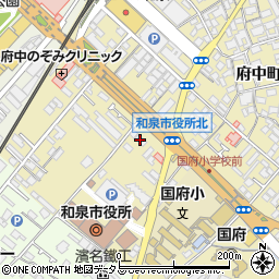 セブンイレブン和泉府中町２丁目店周辺の地図