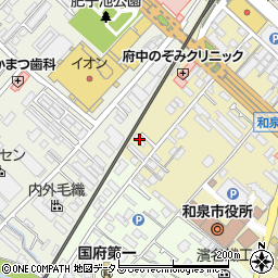 大阪府和泉市府中町2丁目1-25周辺の地図