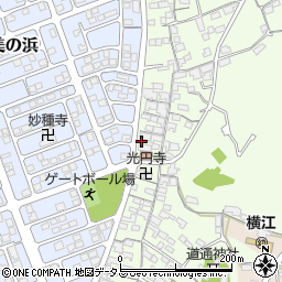 岡山県笠岡市横島1229周辺の地図