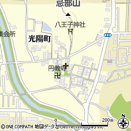 奈良県橿原市光陽町301周辺の地図