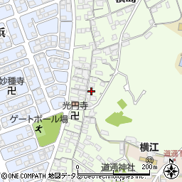 岡山県笠岡市横島1109周辺の地図