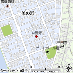 妙種寺周辺の地図
