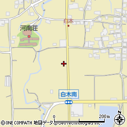 大阪府南河内郡河南町白木875周辺の地図