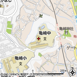 広島市立亀崎中学校周辺の地図
