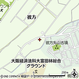 大阪府富田林市彼方1089周辺の地図