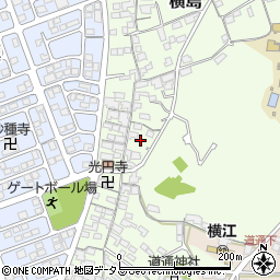 岡山県笠岡市横島1113周辺の地図