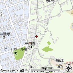 岡山県笠岡市横島1110周辺の地図