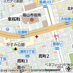 株式会社スタッフサービス　福山オフィス周辺の地図