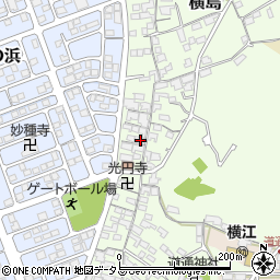 岡山県笠岡市横島1227周辺の地図
