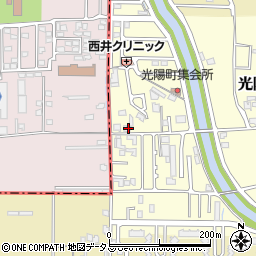奈良県橿原市光陽町94周辺の地図