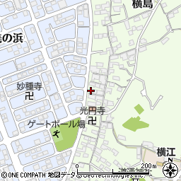 岡山県笠岡市横島1226周辺の地図