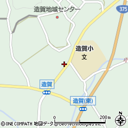 広島県東広島市高屋町造賀3573周辺の地図