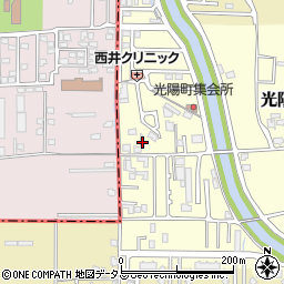 奈良県橿原市光陽町94-3周辺の地図