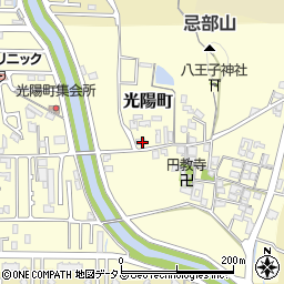奈良県橿原市光陽町201周辺の地図