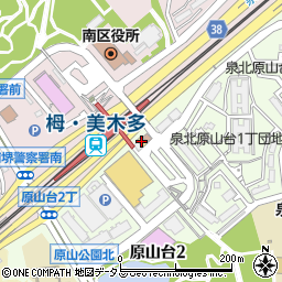 ファミリーマート栂美木多駅前店周辺の地図