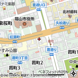 百十四銀行福山支店周辺の地図