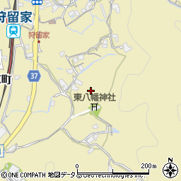 広島県広島市安佐北区狩留家町周辺の地図
