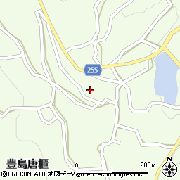 香川県小豆郡土庄町豊島唐櫃1077周辺の地図