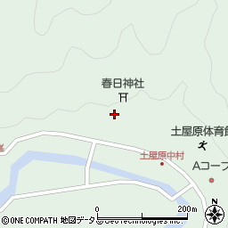 御杖村消防団第３分団１部屯所周辺の地図