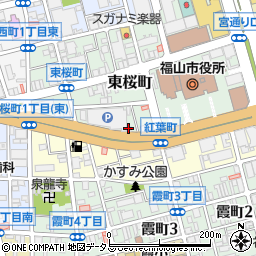 ニッポンレンタカー福山東桜町営業所周辺の地図