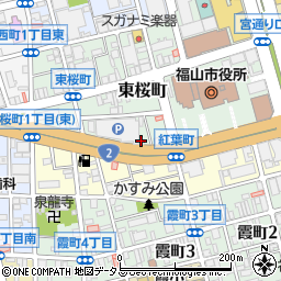 ニッポンレンタカー福山東桜町営業所周辺の地図