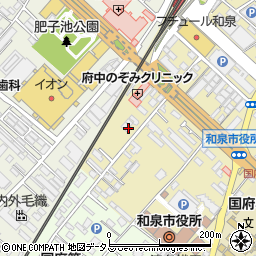 大阪府和泉市府中町2丁目1-17周辺の地図