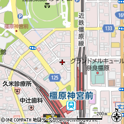 奈良県橿原市久米町825周辺の地図