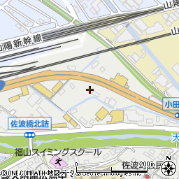 広島県福山市佐波町128周辺の地図