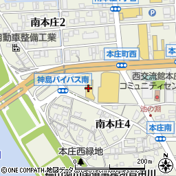 広島トヨタ　福山店周辺の地図