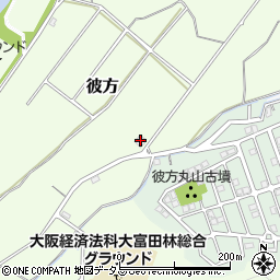 大阪府富田林市彼方859周辺の地図