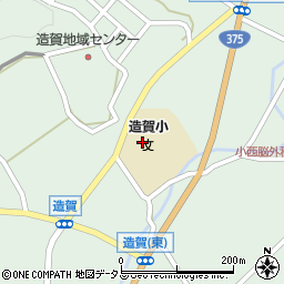 広島県東広島市高屋町造賀2774周辺の地図