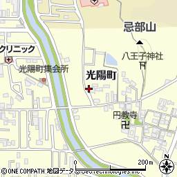 奈良県橿原市光陽町197周辺の地図