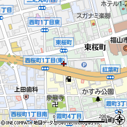 株式会社メイツ中国福山支店周辺の地図