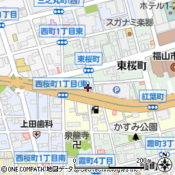 ＳＢＩモーゲージ　福山店周辺の地図