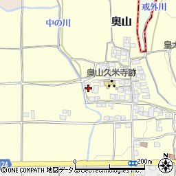 奈良県高市郡明日香村奥山210周辺の地図