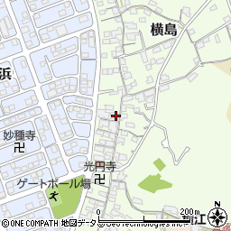 岡山県笠岡市横島1219周辺の地図