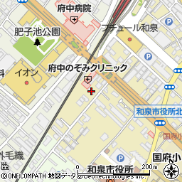 大阪府和泉市府中町2丁目1-13周辺の地図
