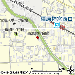 西池尻町会館周辺の地図