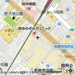 大阪府和泉市府中町2丁目1-11周辺の地図