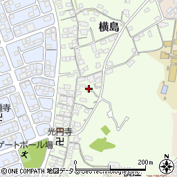岡山県笠岡市横島1202周辺の地図