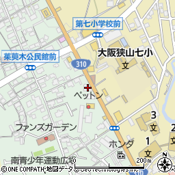 Ｌａｖｉｅ大阪狭山店周辺の地図
