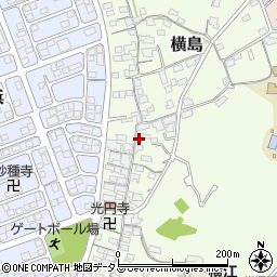 岡山県笠岡市横島1205周辺の地図