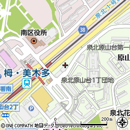 理容サービス栂・美木多駅前店周辺の地図