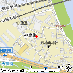 広島県福山市神島町周辺の地図