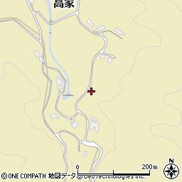 奈良県桜井市高家391周辺の地図